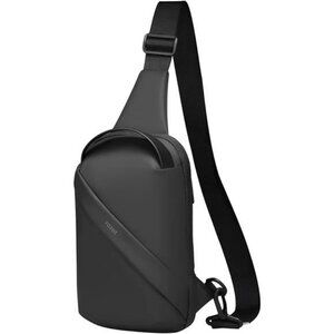 Waterproof crossbody sling bag chest shoulder backpack with pockets for travel w